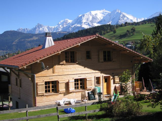 CHALET 4* INDIVIDUEL DE QUALITE LUXUEUSE VUE MONT BLANC SAUNA CLIMATISE PROCHE CENTRE.