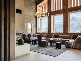 Superbe chalet pour 12 avec sauna, jacuzzi et home cinéma