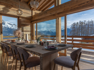 Chalet Combloux Megève Vue Mont-Blanc