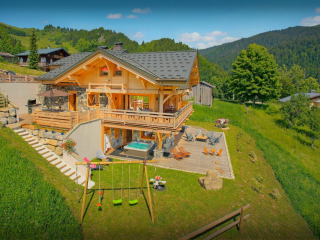 Le Crechoua , superbe chalet 4 étoiles à La Giettaz, 14 pers, proche des pistes